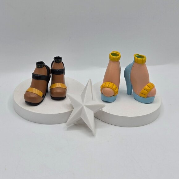 Bratz Shoefie Snaps Shoes Set With White Star Brush - Picture 1 of 8